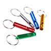 Outdoor Metal Whistle Pendant With Keychain Keyring For Survival Emergency