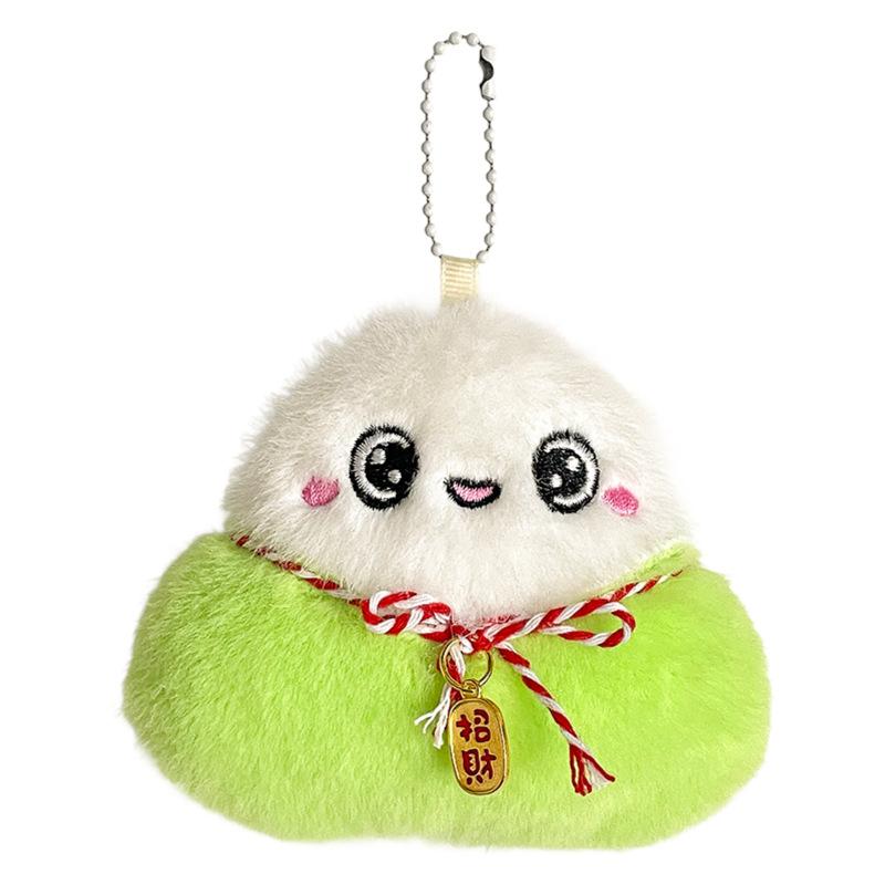 Cartoon Dragon Boat Festival Zongzi Doll Plush Simulation Food Bag Hanging Ornaments Dragon Boat Festival Gift Doll Gifts
