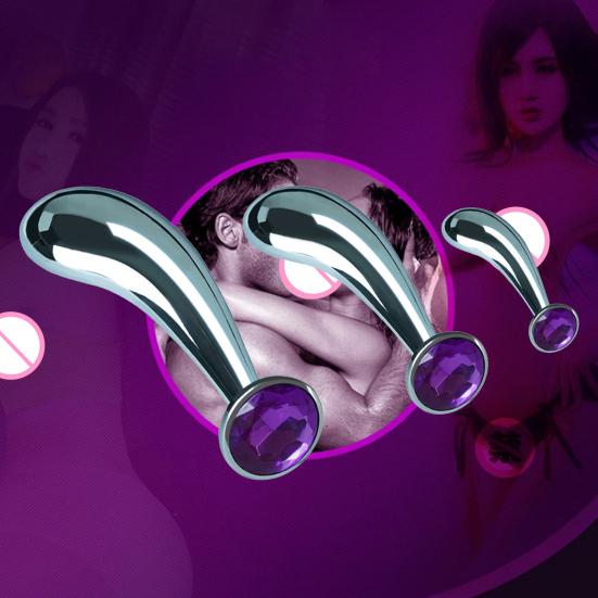 Mini Metal Anal Plug Butt Dilator G Sport Massager Couple Masturbation Sex Toy