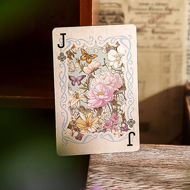 55pcs Secret Garden Playing Cards Floral Collectible Deck Literary Style Game Card Creative Stationery Gift