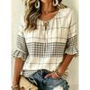 Simple Fashion Women's Loose Blouse, Exquisite Art 3D Print, Soft Comfortable Slimming Outdoor Casual Clothes