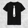 White Tie Retro Punk Rock Style Black And White Silhouette Graphic Tee Cotton Unisexs Unisexs Tshirt Summer Streetwear