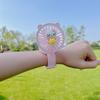 Sanrio Portable Cartoon Watch Fan: Rechargeable Handheld Mini Electric Fan Gift for Girls