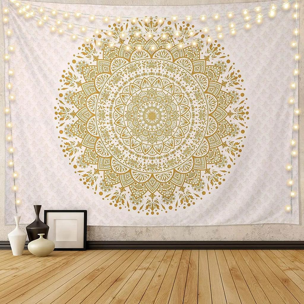 Mandala Tapestry Indian Bohemian Psychedelic Background Cloth Home Decoration Room Living Room Wall Hanging Cloth