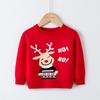 New Christmas Reindeer Sweaters for Children, Autumn and Winter Knitted Sweaters for Boys, Girls and Babies