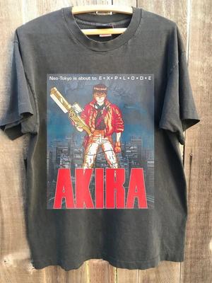 T-shirt unisexe à manches courtes en coton avec graphique Akira Anime pour hommes et femmes S-5XL T-shirt unisexe