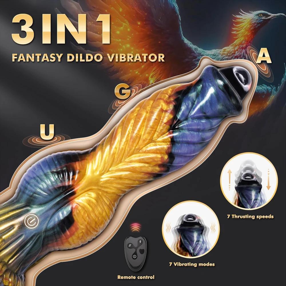 Vibrator vibrator telescopic de 10 inch Jucării sexuale pentru femei Penis realist Dildouri vibrante uriașe din silicon moale Stimulare anală la punctul G