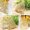 50/100pcs Organza Wedding Party Favor Gift Bag Gold Candy Gift Packing Bags  Wedding Candy Gift Bags