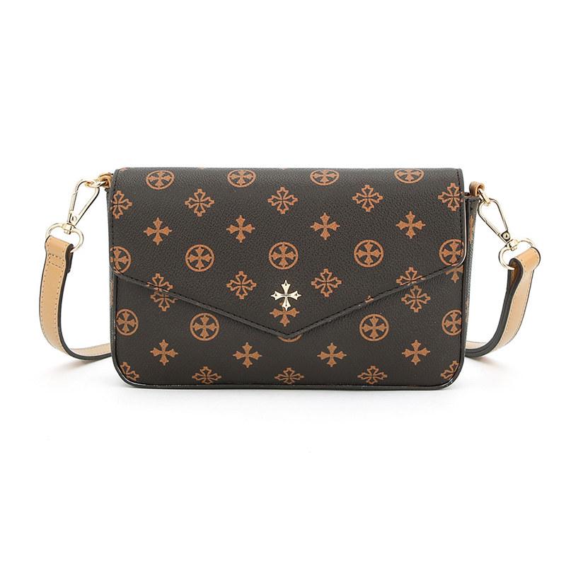 

Baellerry женские сумки на плечо винтажный дизайн сумка для телефона из искусственной кожи для женщин сумки через плечо 21.5*13*4.5cm кофейный