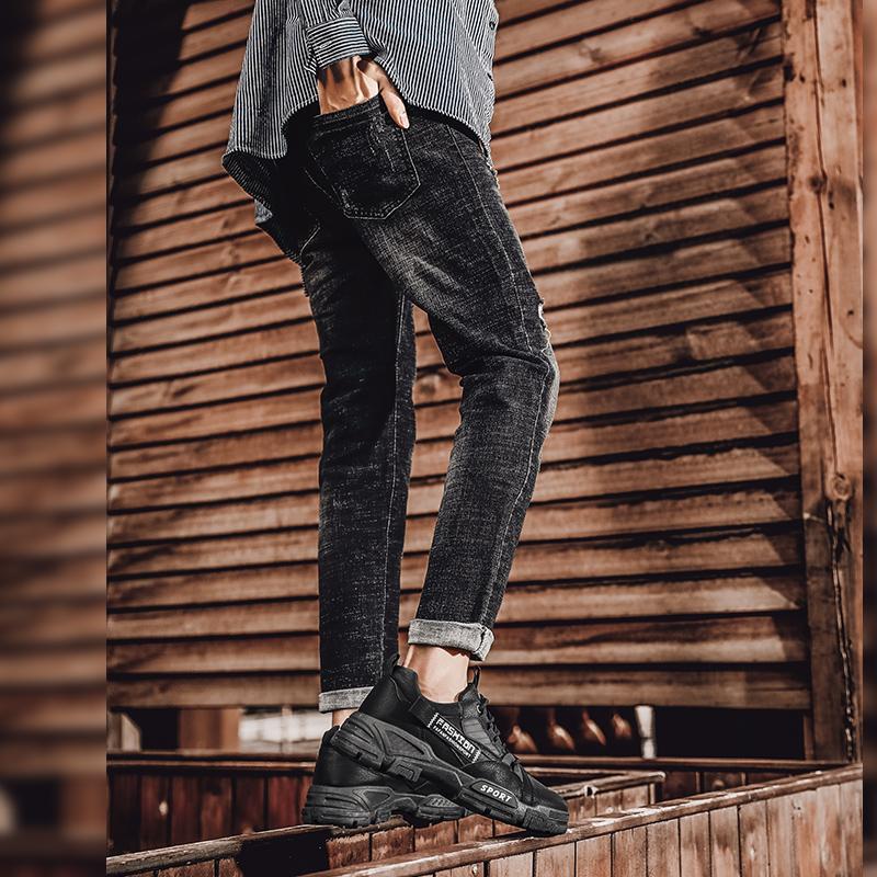 NEW Spring New Work Shoes Men Labor Protection Shoes Mens Casual Shoes  British Low Top Trendy Sports Men's