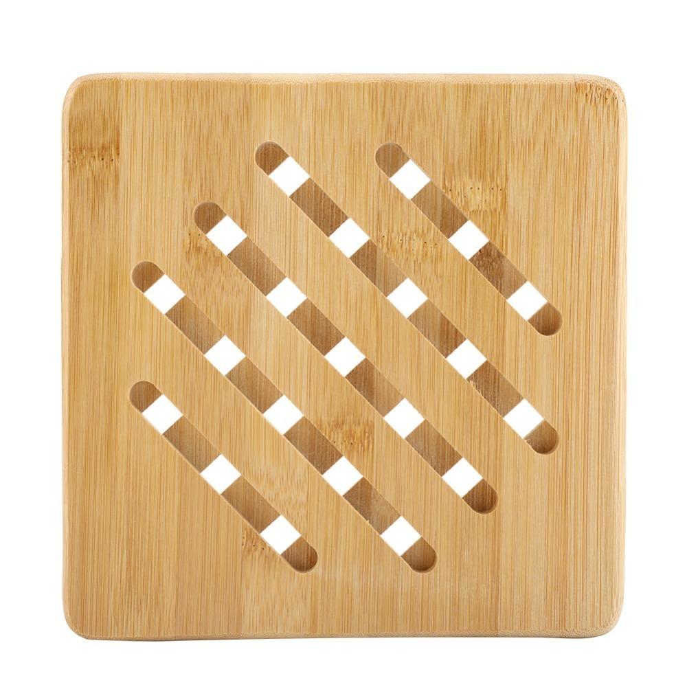Bamboos Placemat Heat Resistant Table Mat Exquisite Insulation Pad  Table Protection