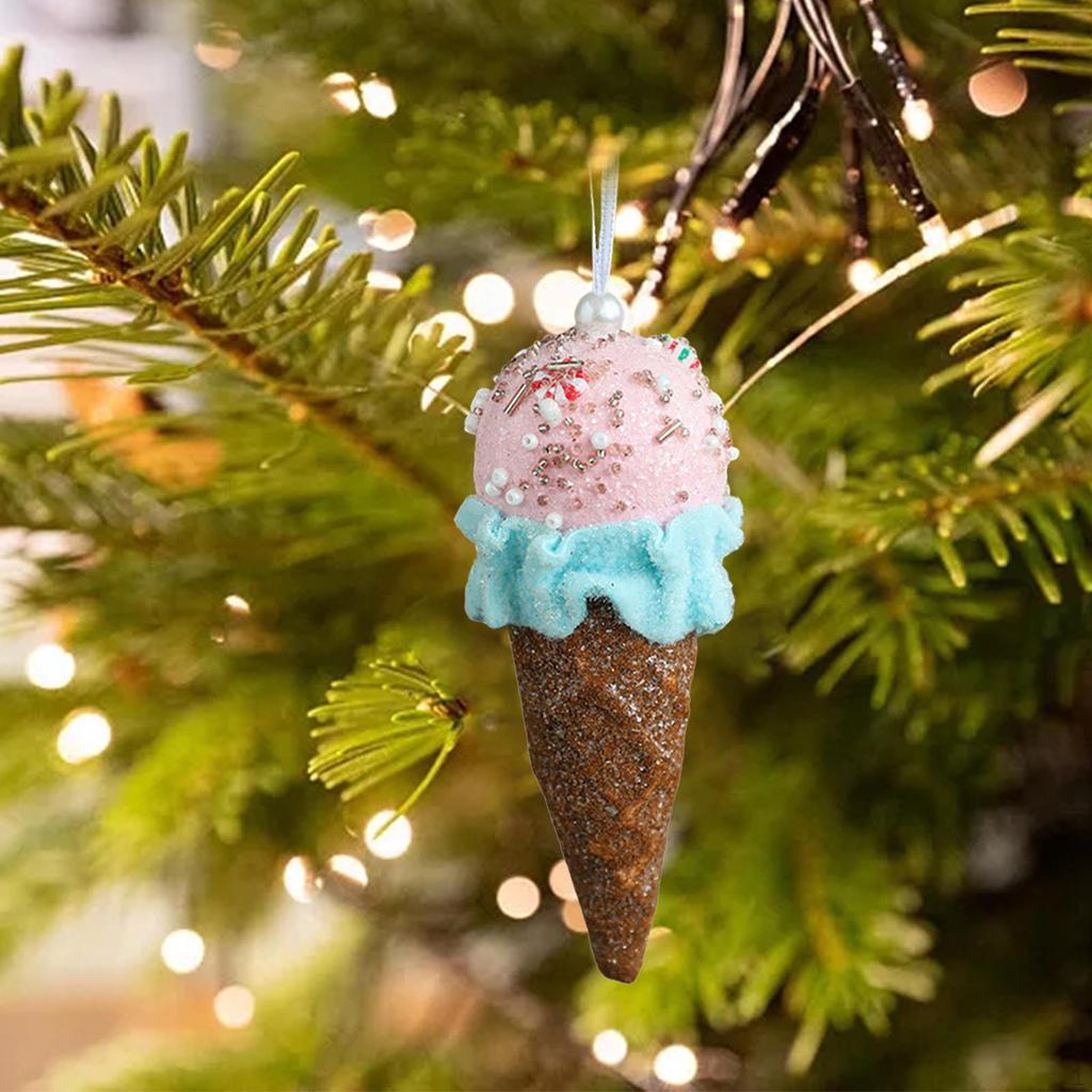 Christmas Tree Pendant, Xmas Figurines Crafts Arts Hanging Ornaments Decoration for
