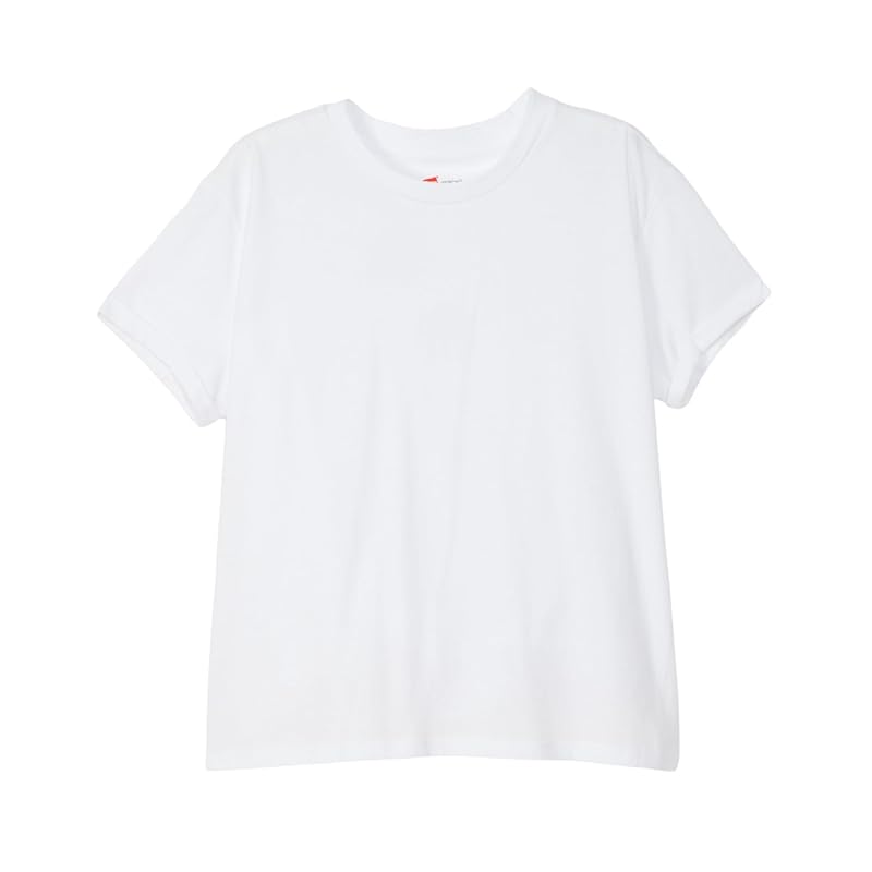

[Haynes] round neck 100% cotton cap sleeve underwear women HW1-B103 ladies white