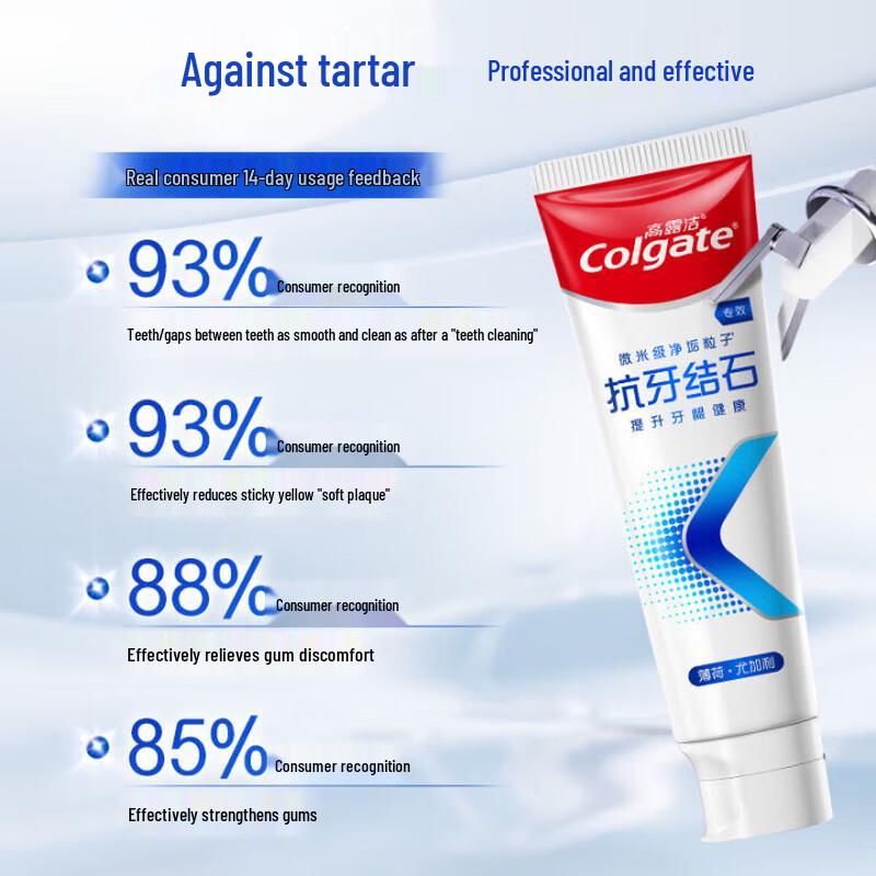 Colgate Anti-Tartar Mint Eucalyptus Toothpaste + Floss