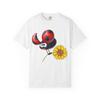 Cute Ladybug Holding Sunflower T-Shirt and Kids Tshirt | Cartoon Insect Design