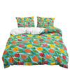 Three-Piece 3D Quilt Cover, Floral Plant Fresh Tulip Kit, Bedding