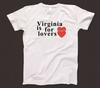 Virginia Is For Lovers T Shirt 957 Richmond Norfolk Something Wild Cult 80s Film