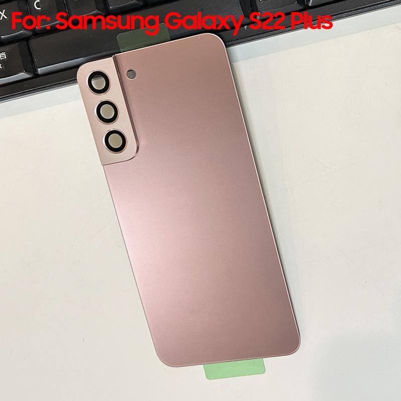 Glass Housing Back Cover Cases For SAMSUNG Galaxy S22Plus S22+ S22 Phone Rear Battery Door Phone Cover Back Cover with Tool
