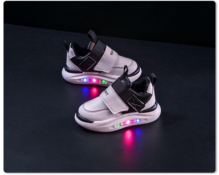 Leuchtende Sneaker für Kinder - Trendige Laufschuhe mit weicher Sohle für Jungen & Mädchen, Lässiger Stil für Frühling/Herbst