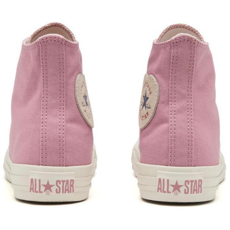 Converse Chuck Taylor All Star Heartpatch Hi Round Toe Lace-Up Durable Shock Absorbing High-Top Canvas Shoes Unisex Sneakers Pink 5SC704