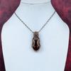 Faceted Kashmir Ruby Pendant Copper Wire Wrapped Pendant Gemstone Handmade Pendant Wonderful Copper Jewelry Gifts for Her Birthstone Pendant
