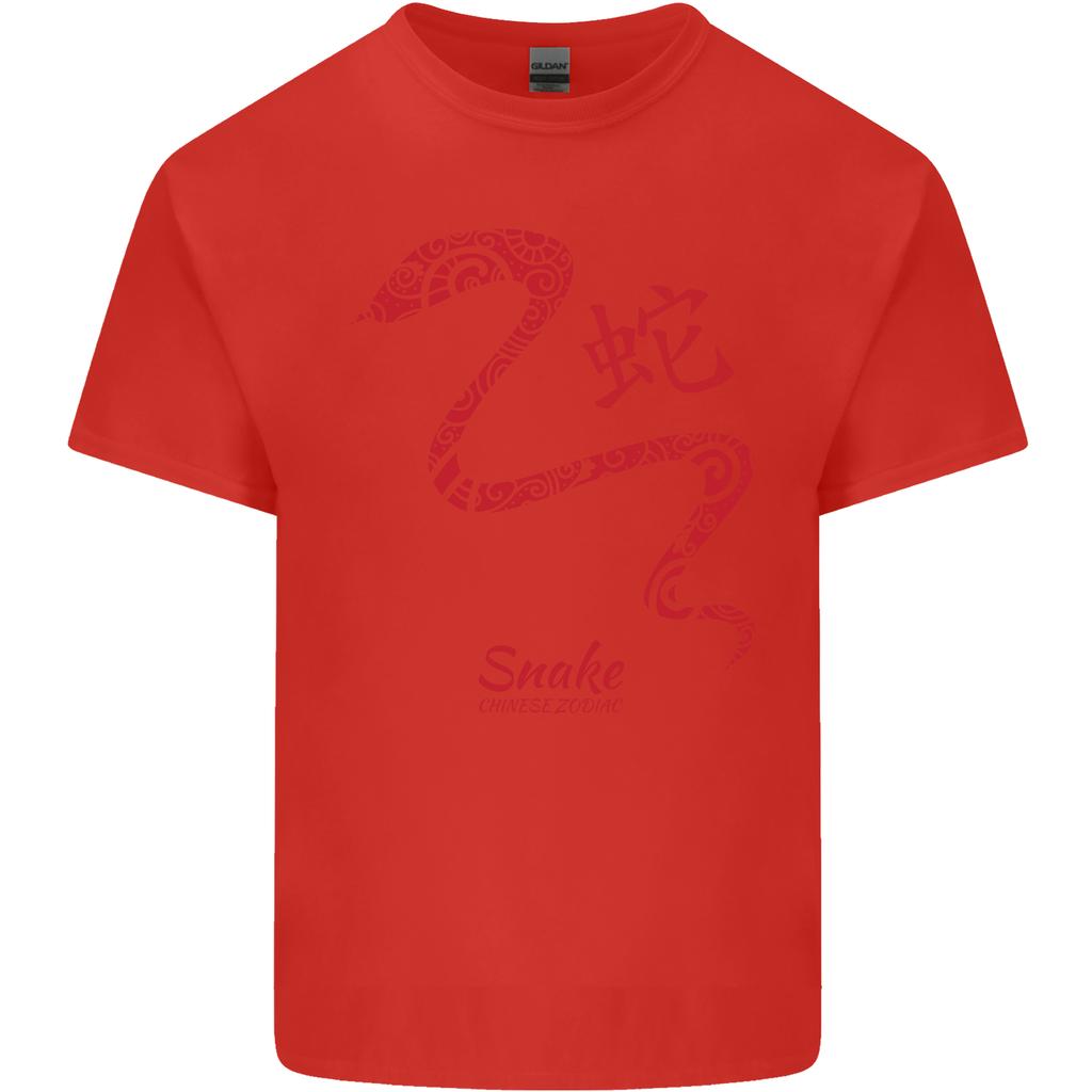 Chinese Zodiac Shengxiao Year of the Snake Unisexs Light Cotton TShirt