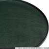 Made In Gorgeous Japanese Wooden 3 Shaku Green Lacquer J-kitchens Placemat, Tray, Japan, Tray, (1.5 Ft) Long, Half-Moon Pattern,