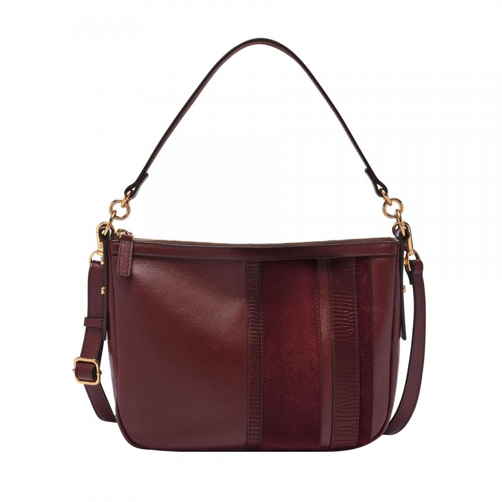

Fossil Women s Jolie LiteHide Leather Patchwork Crossbody