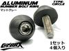COTRAX License Plate Bolts, Lightweight, Aluminum, License Plate Bolts, Washers + Stainless Steel M6