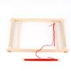 Wooden Multi-Craft Weaving Loom Set Warp ?Frame ?Loom Heddle Bar For Weave Board Weaver Tapestry Kids Beginner