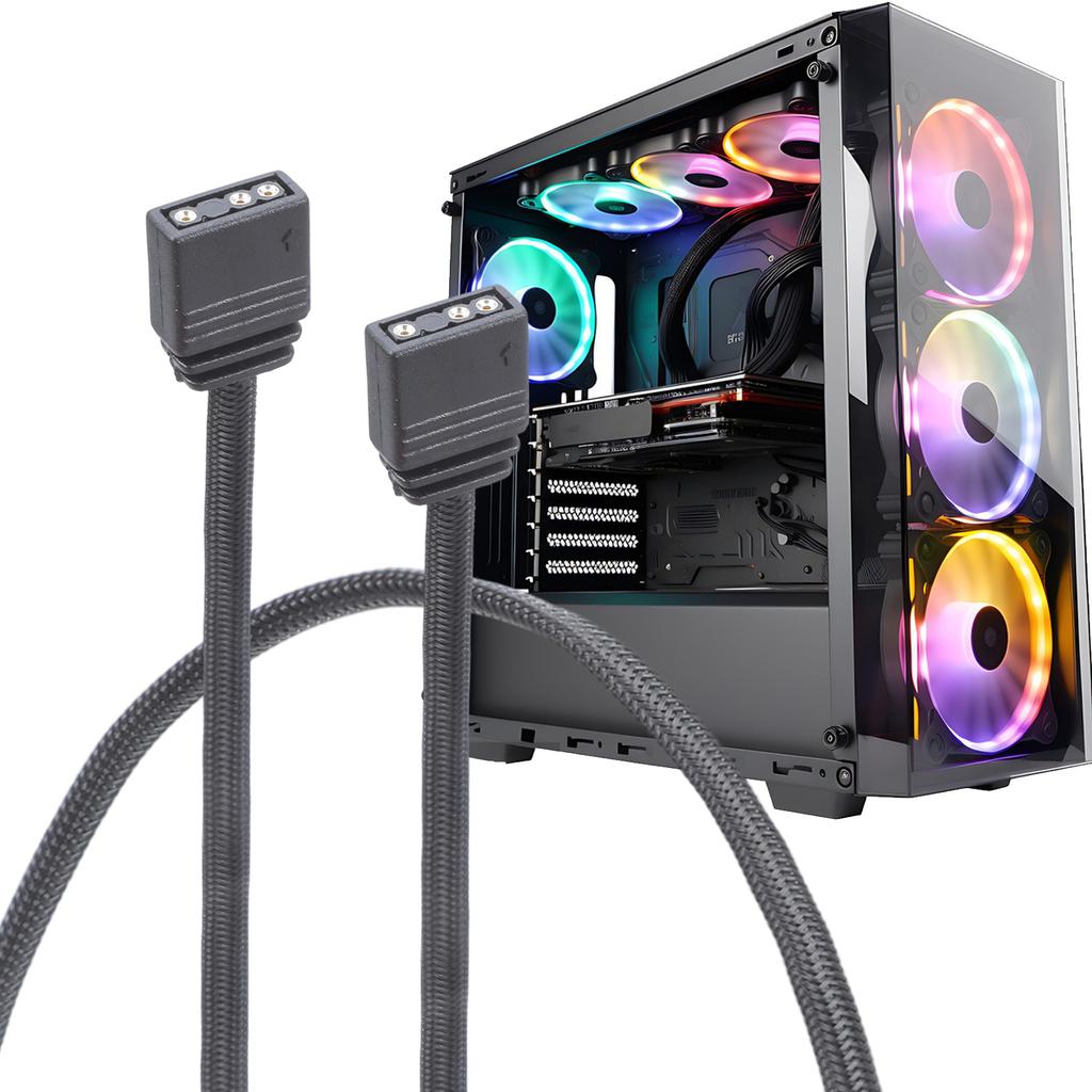 ARGB Skjøtekabel 3-pin Hun til Hun ARGB Distribusjonslinje For 5050 3528 LED-lys Med 3-pins Kontakter