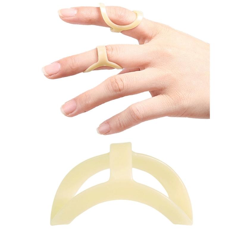 5 Pcs Reusable Oval Finger Splints Finger Support Brace Stabilizers Triggers Finger Splints for Broken Straightening