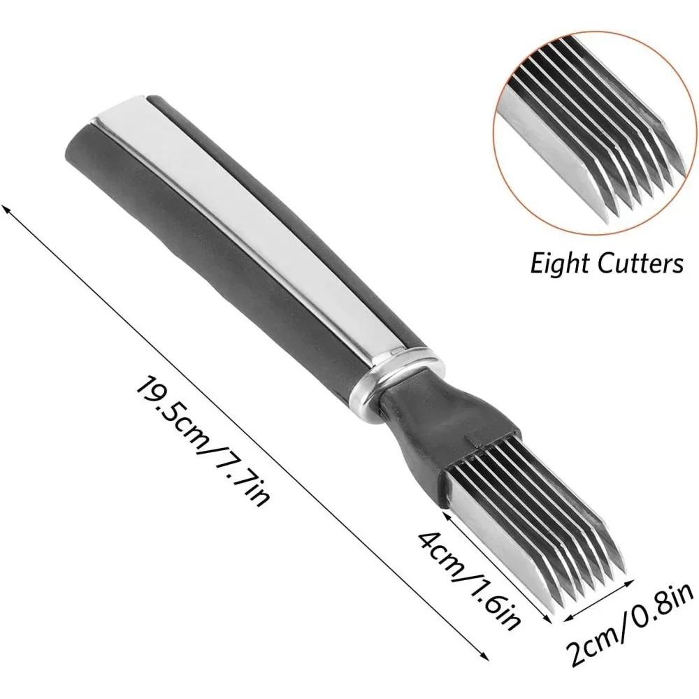 

Кухонный портативный резак для лука, имбиря, ветчины, чеснока, многофункциональный слайсер, кухонные принадлежности, инструменты для шинковки, кухонные принадлежности для нарезки stainless steel