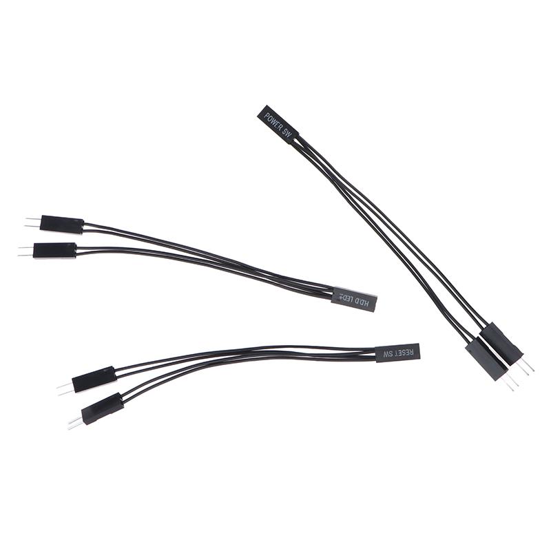 Motherboard Switch Power SW/RESET SW/HDD LED /Power LED 1 To 2 Double Adapter Cable Support Dual Boot