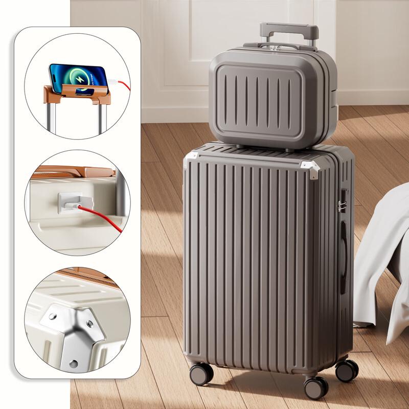 Premium Zipper Hardshell Luggage 24 Inch
