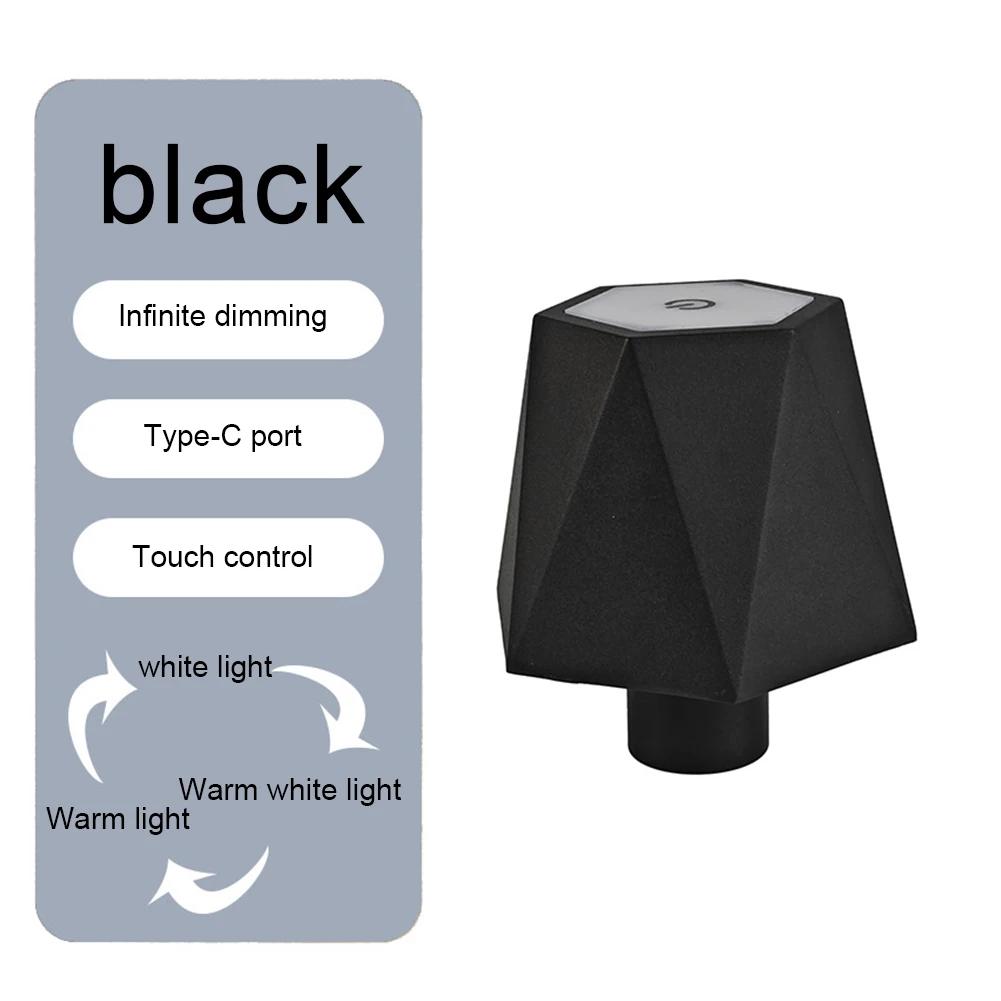 LED Table Lamp USB Rechargeable 5200mAh Dimmable LED Bottle Lamp IP64 Waterproof Portable Table Light for Outdoor Dining Bedroom