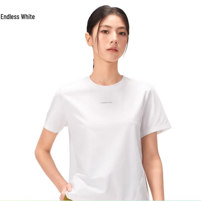 CAMEL Women s Quick-Dry Short Sleeve Round Neck T-Shirt XL