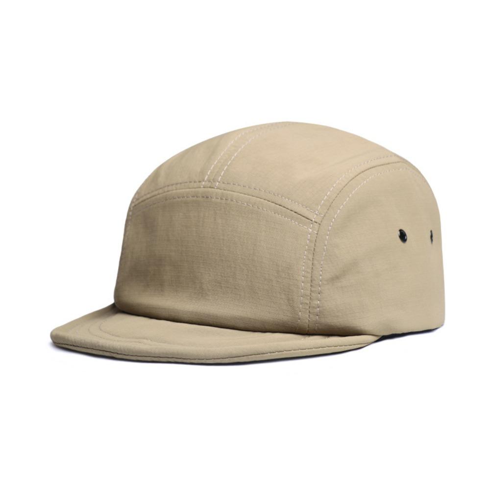 Quick-drying Five-panel Hats Short Brim Sunscreen Retro Cap Baseball Caps  Men and Women