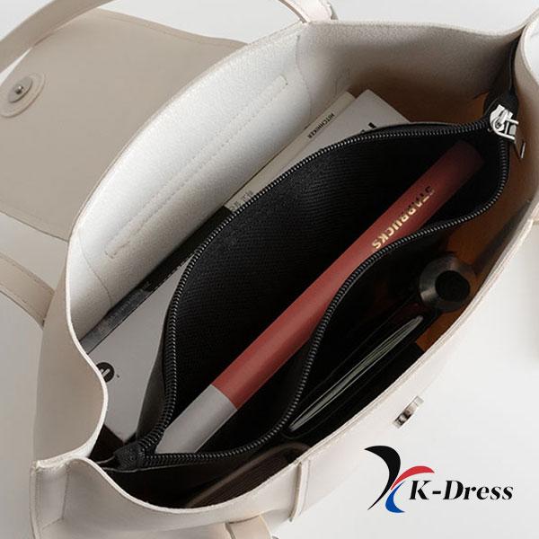 Codzienna torba na ramię ze ściegiem kwadratowym (1 kolor)