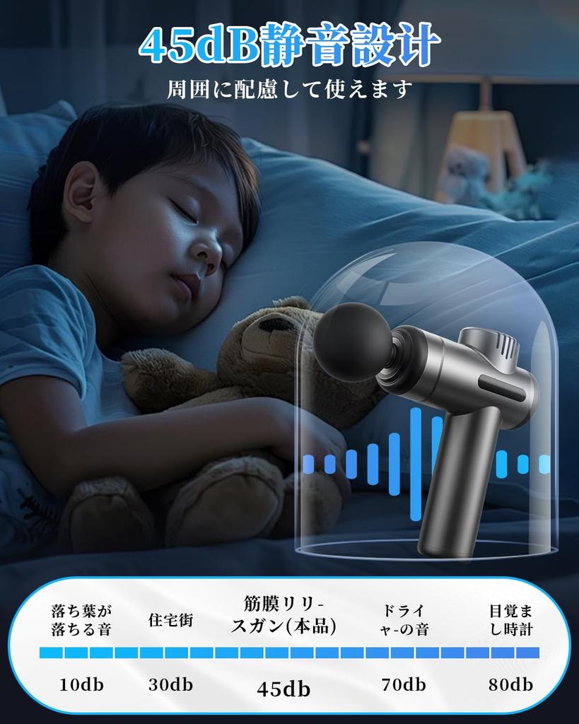 Mucuru Handy Myofascial Release Gun with AI Mini Myofascial Release 6 6 Levels of Powerful 2400mAh Large Includes Japanese Instruction Perfect Gift