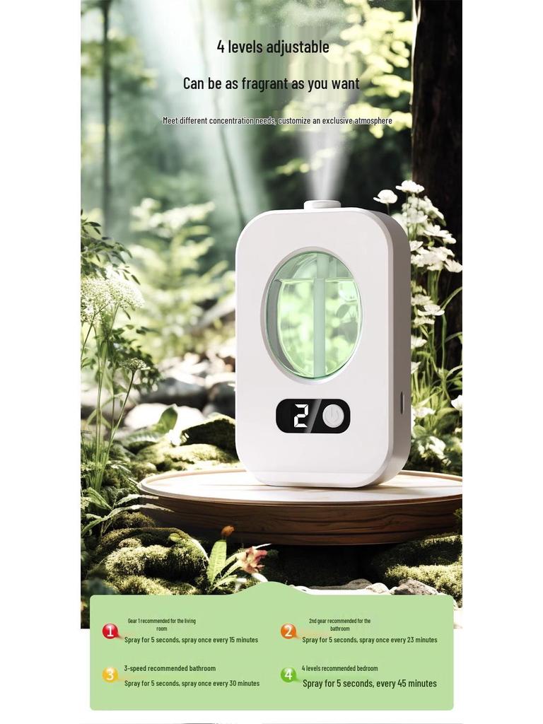 Automatic Aroma Diffuser: Long-Lasting Indoor Spray for Home, Bedroom, and Toilet Air Freshening