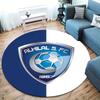 Al Hilal SFC Round Area Rug,Carpet Rug for Living Room Bedroom Sofa Playroom Decor,Non-slip Floor Mat