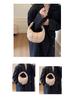 Korean Pleated Plaid Cloud Mini Handbag 2024 – Chic Downy Underarm Bag