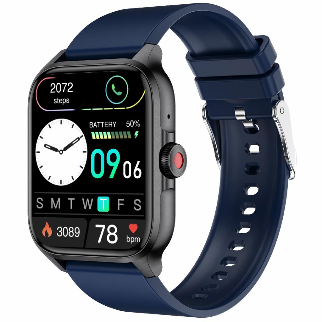 QX15 Realtek Chip 1.85-inch TFT Screen Blood Oxygen Monitor Bluetooth-compatible Smart Watch