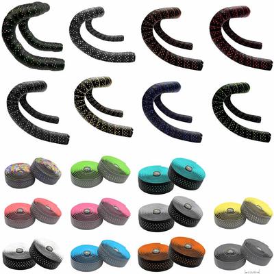 Fita de Guidão Antiderrapante com Absorção de Choque: Envoltório de Silicone Confortável, Resistente ao Desgaste, Respirável para Bicicletas de Estrada e de Pinhão Fixo