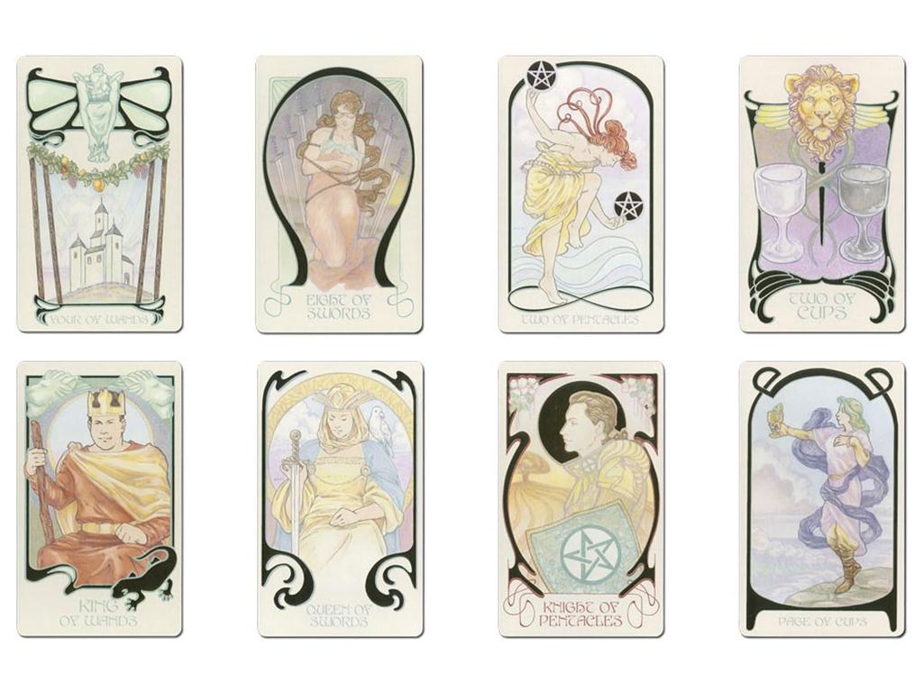 Nichiyu Tarot Waite Fortune Telling Visions Illuminated Includes Japanese Booklet and Delicate Cards, 80-Card Set, Edition, [Authentic] [Ethereal