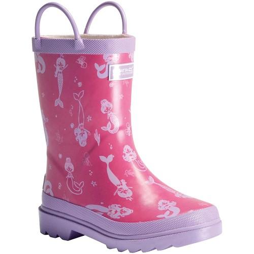 

Regatta Childrens/Kids Minnow Mermaid Wellington Boots 9 UK Child