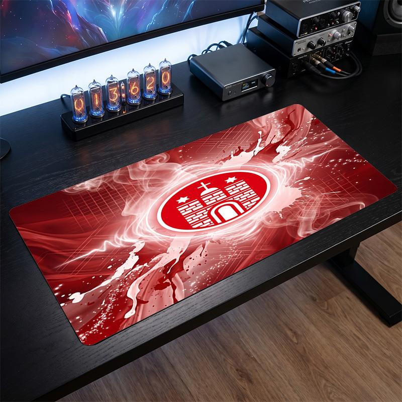 FC St. Pauli Football Print Large Mouse Pad, Anti-Slip Extended Gaming Desk Mat for Office Home