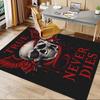 1pc Snake Skull Carpet Anti Slip Polyester Floor Mat for office,Bedroom