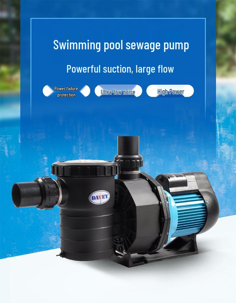 Swimming Pool Spa Water Circulation and Filtration Pump
